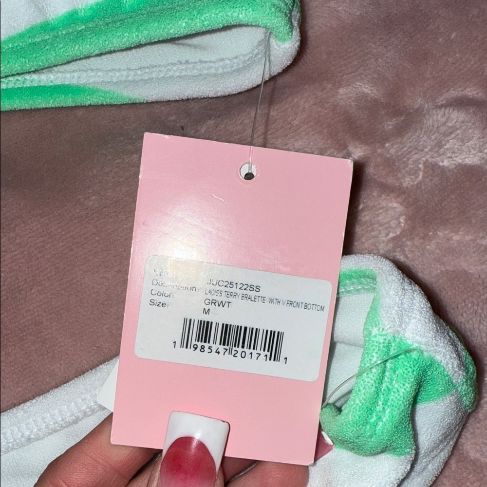 Juicy Couture Striped Regular Size M Bikini Swimwear for Women Viral! NWT summer - Picture 8 of 14